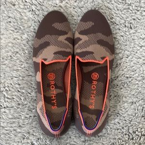 Rothy’s Taupe Camo Loafers